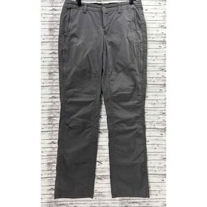 Kuhl Womens Legendary Pants Size 12 Long Hiking Gray Drawstring Roll Tab Outdoor